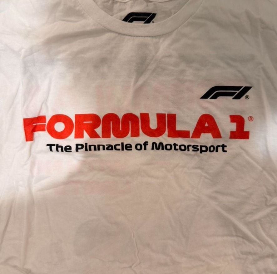 Formula 1 Speed With No Limits White Graphic T-Shirt 4