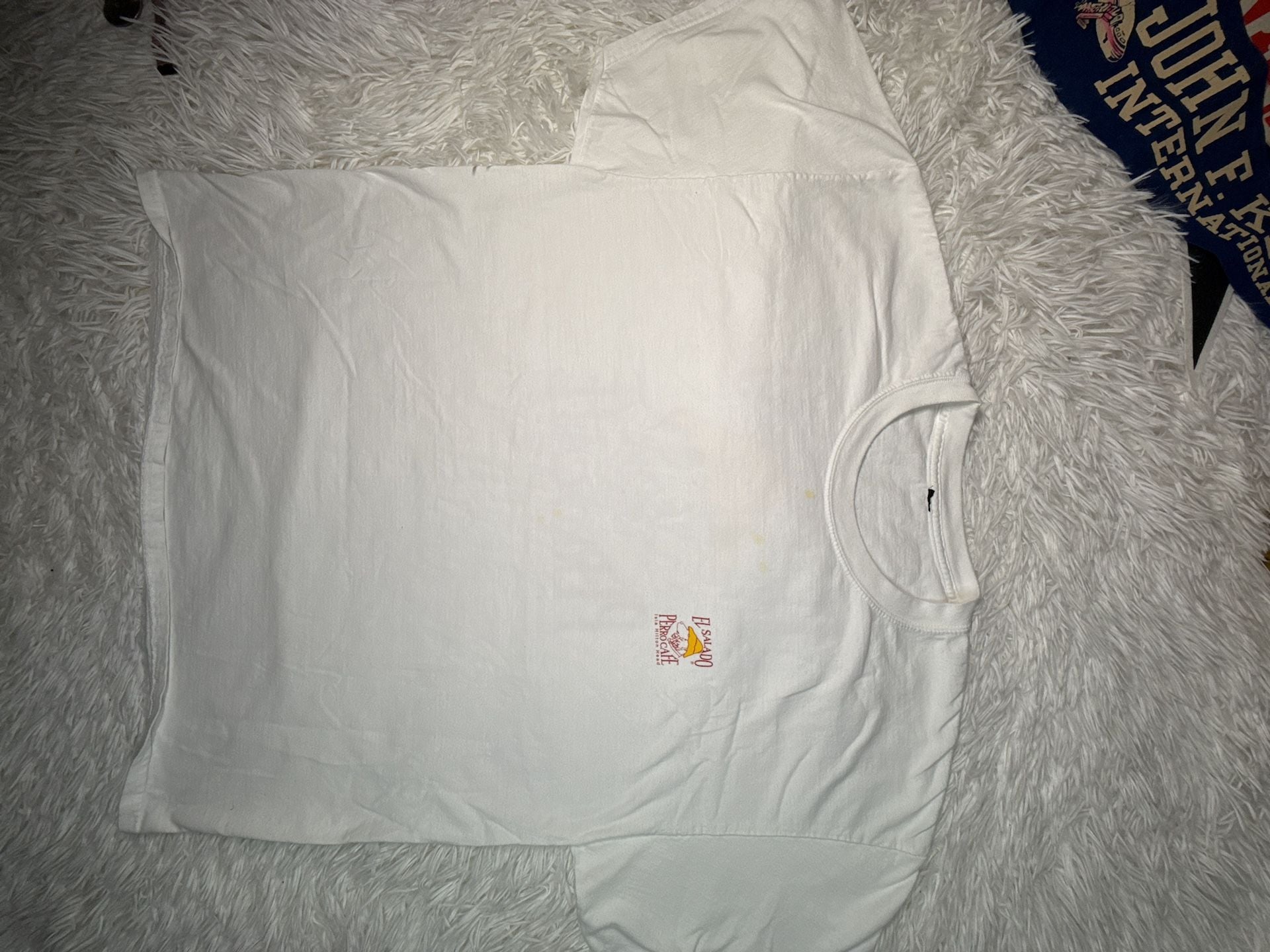 Vintage El Salado Perro Cafe Marina Playa Sur Isla Hilton Head Graphic T-Shirt White 6