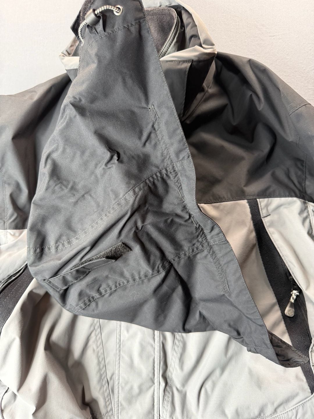 VTG Columbia Sportswear Gray Interchange Fleece Lined Winter Jacket Men's XL 6