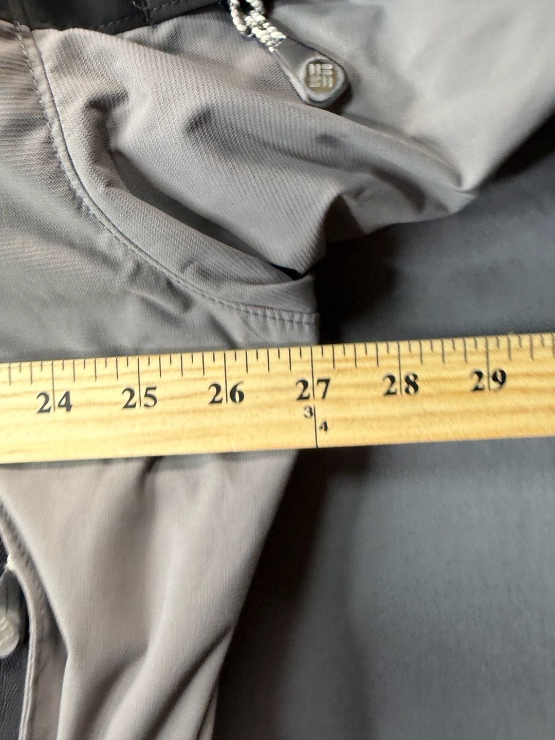 VTG Columbia Sportswear Gray Interchange Fleece Lined Winter Jacket Men's XL 8