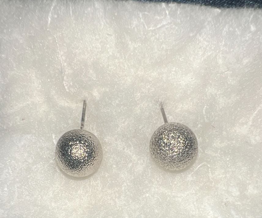 Monet Jewelry 13mm Textured Ball Stud Earrings 1