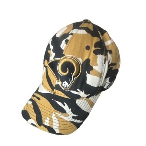  Rams NFL Reebok Multi Color Stadium Camo Flex Fit Hat Cap