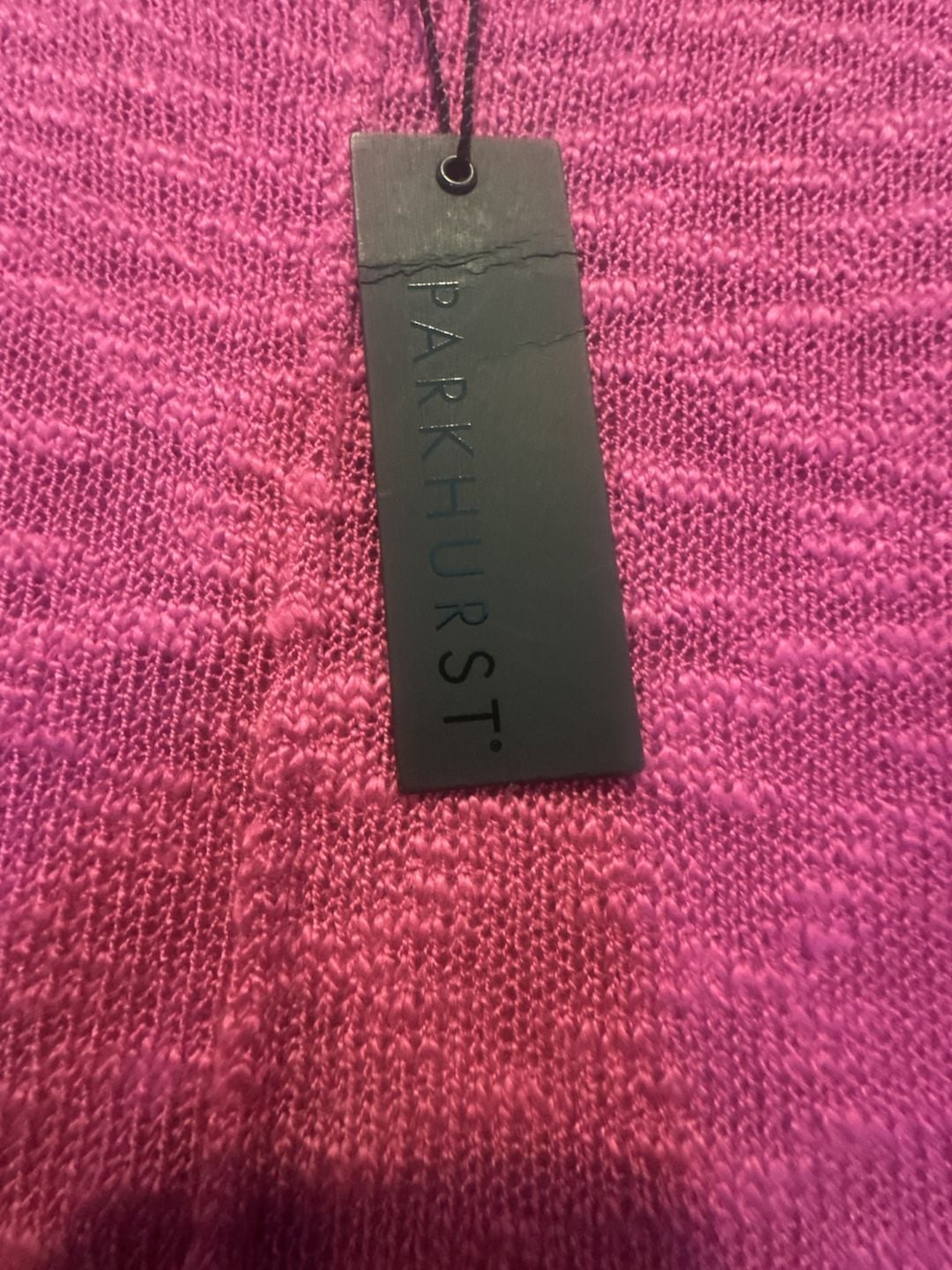Parkhurst 16680 Gypsy Pink Three-Quarter-Sleeve Pointelle Pull-On Sweater 6