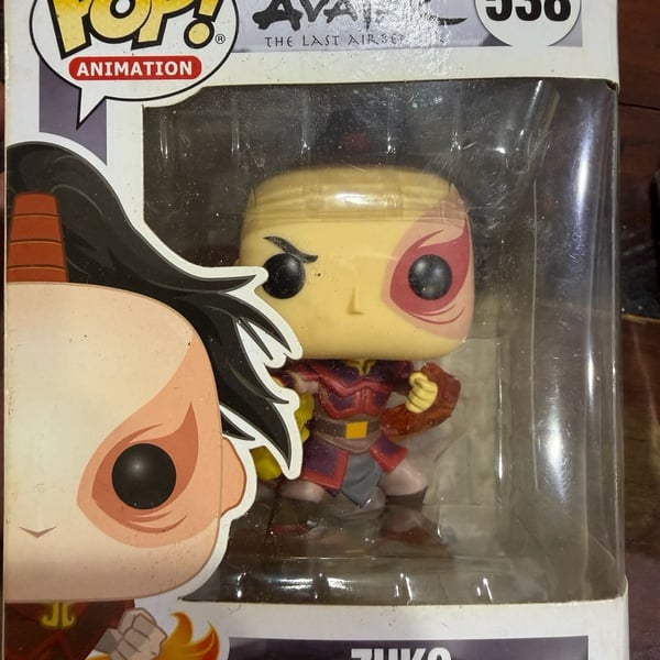 Funko Pop Avatar Last Airbender - Zuko Nickelodeon Vinyl Figure # 538 – Blueberry Cat,