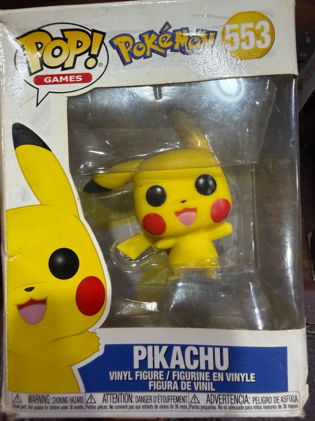 Funko Pop Games Pikachu # 353 Pokemon 3.75" Vinyl Figure Brand New 1