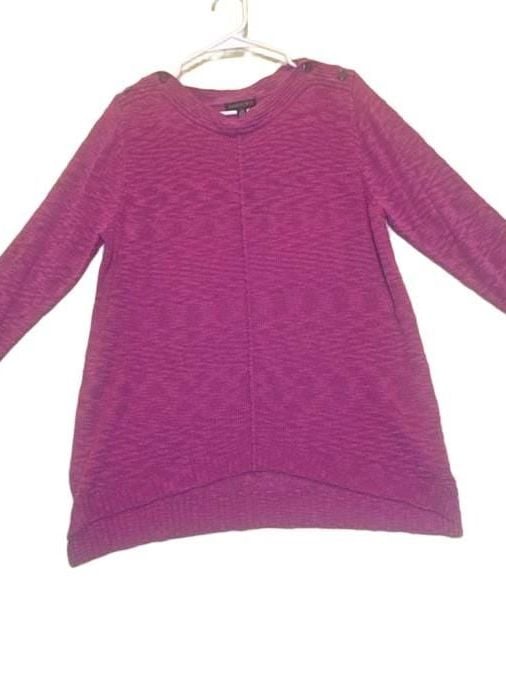 Parkhurst 16680 Gypsy Pink Three-Quarter-Sleeve Pointelle Pull-On Sweater 2