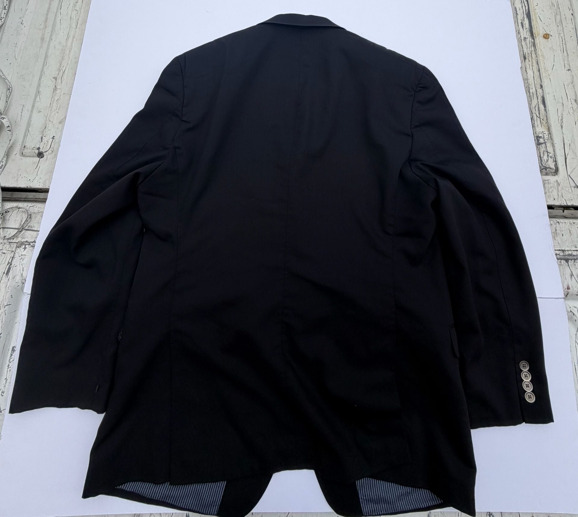 Calvin Klein Black Two Button Blazer Suit Jacket Coat 8