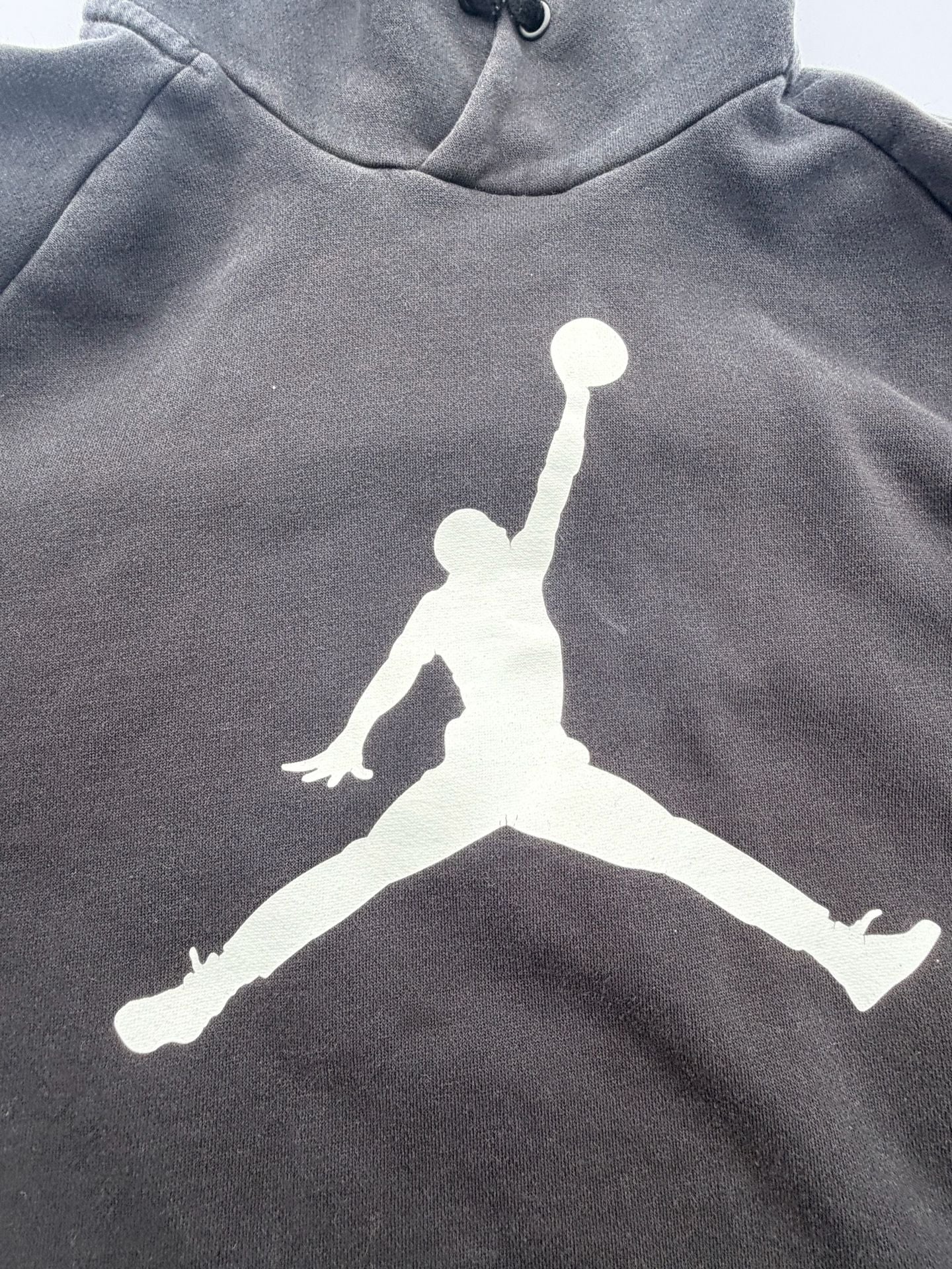 Jordan Jumpman Essentials Standard Fit Black White Hoodie Size Small 3
