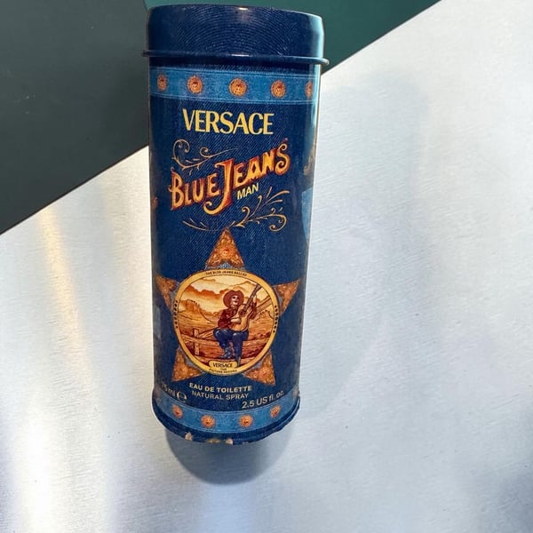 Versace Blue Jeans Man Eau De Toilette Natural Spray 2.5 fl oz / 75 ml