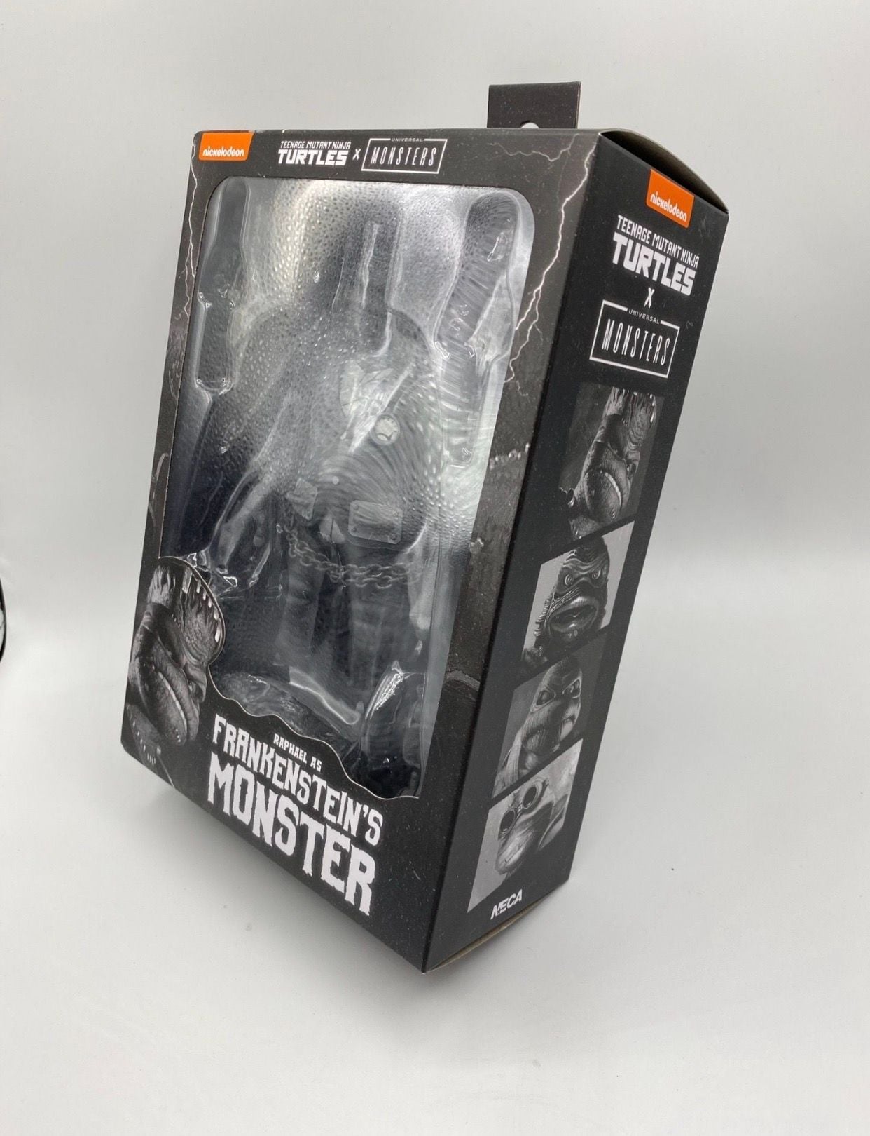 NECA Teenage Mutant Ninja Turtles x Universal Monsters Raphael as Frankenstein's Monster Action Figure Black and White Version 3