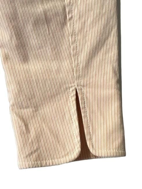 Worth New York Pink and White Striped Cotton Button Front Blazer Jacket Size 12 5