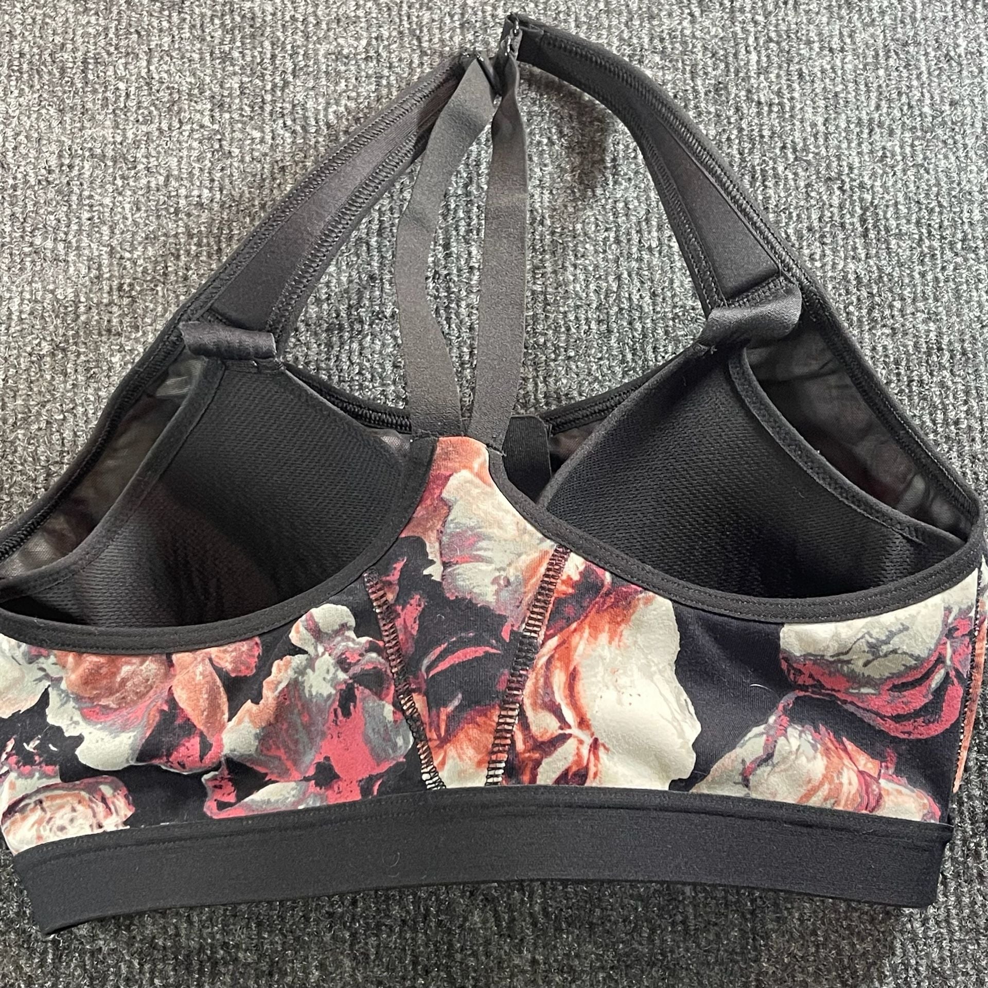 Victoria Sport Knockout Front-Close Floral Print Sports Bra 24B 7