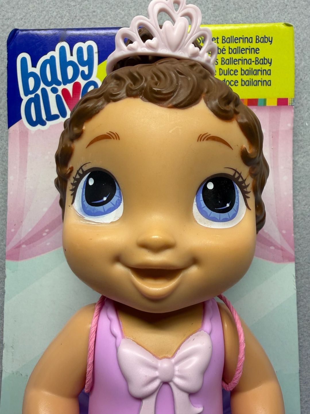 Baby Alive Sweet Ballerina Baby Doll Brown Hair Blue Eyes Hasbro 2
