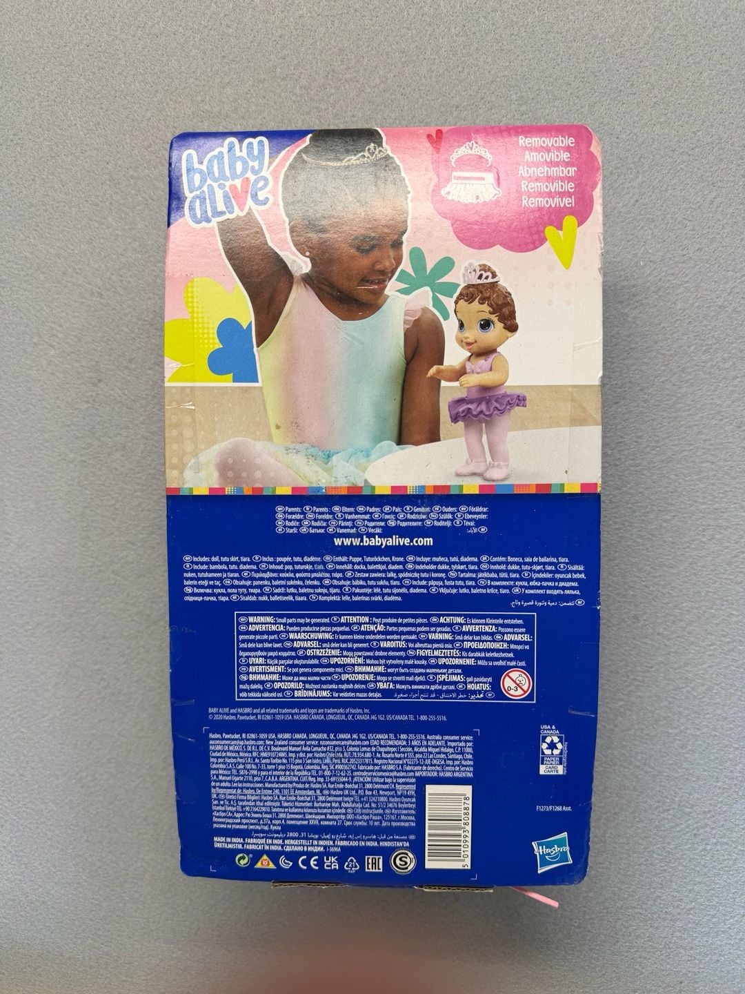 Baby Alive Sweet Ballerina Baby Doll Brown Hair Blue Eyes Hasbro 5