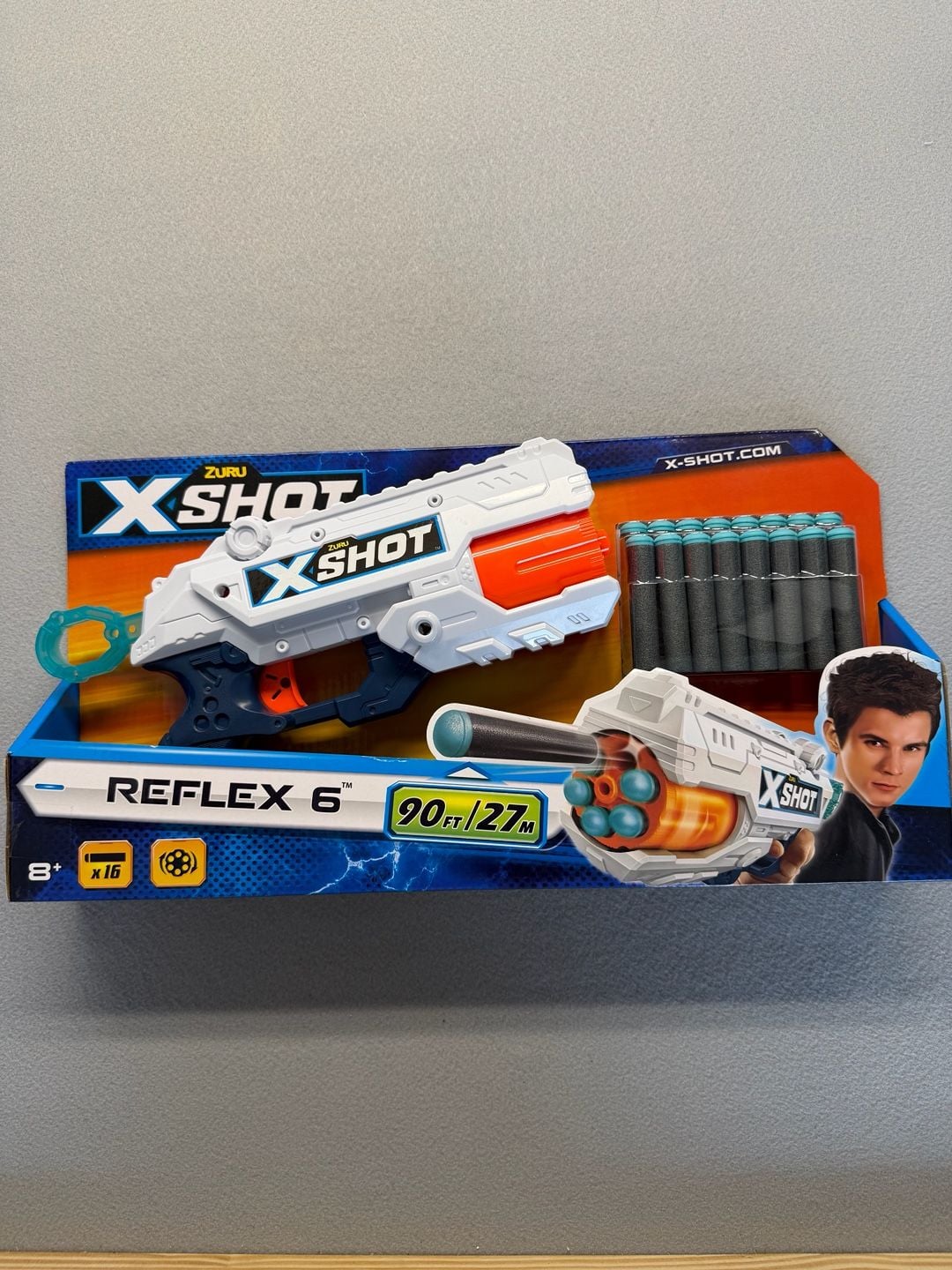 Zuru X-Shot Reflex 6 Rotating Barrel Foam Blaster 1