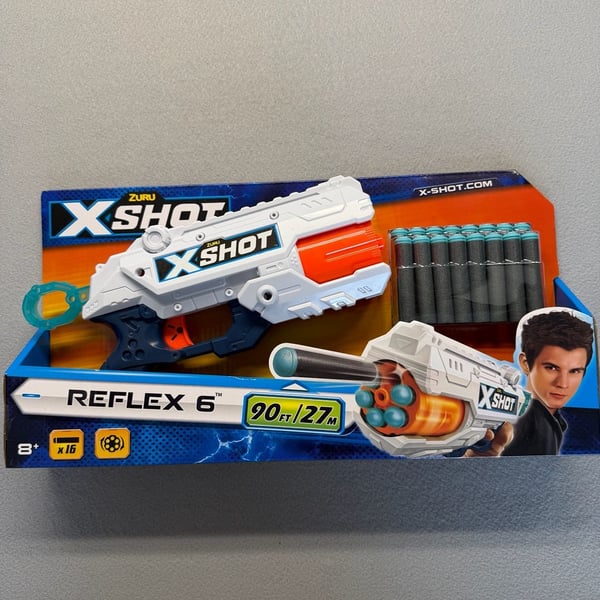 Zuru X-Shot Reflex 6 Rotating Barrel Foam Blaster