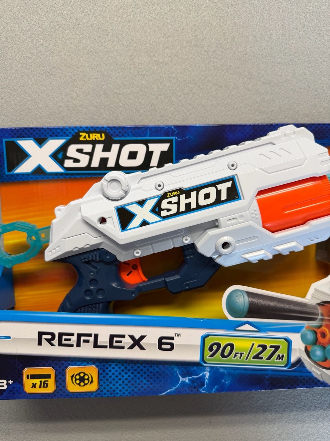 Zuru X-Shot Reflex 6 Rotating Barrel Foam Blaster 2