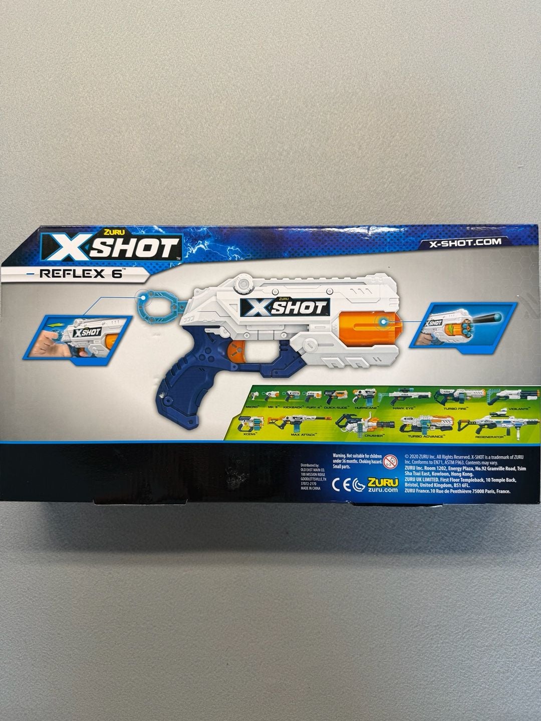 Zuru X-Shot Reflex 6 Rotating Barrel Foam Blaster 5