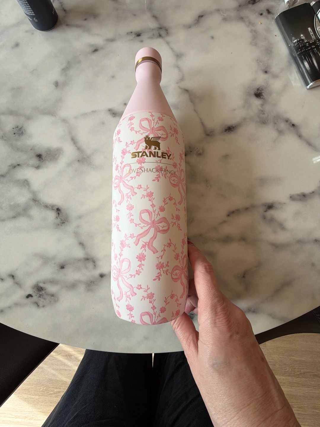Stanley x LoveShackFancy Holiday All Day Slim Bottle Blooming Heirloom 1