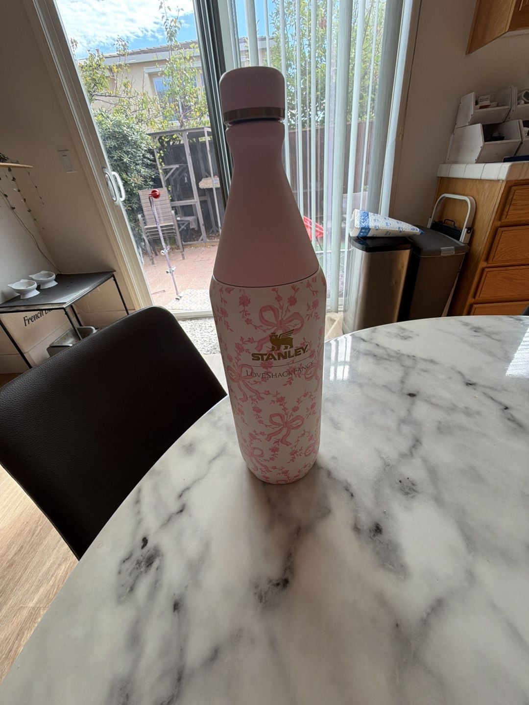 Stanley x LoveShackFancy Holiday All Day Slim Bottle Blooming Heirloom 3