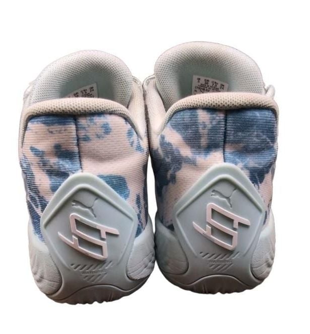 PUMA Stewie 2 Water Women's Basketball Shoe Aqua Blue Tie Dye 7.5W/6Y 6