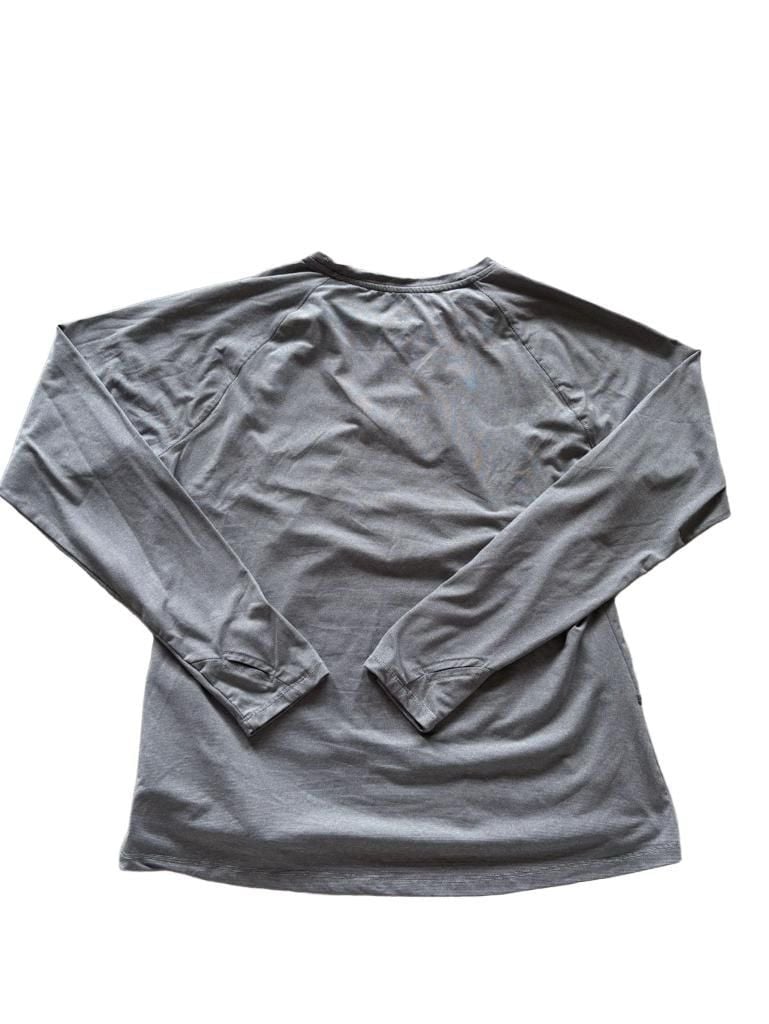 Spyder Active Women's Grey Striped Long Sleeve Athletic Top Size XL 5