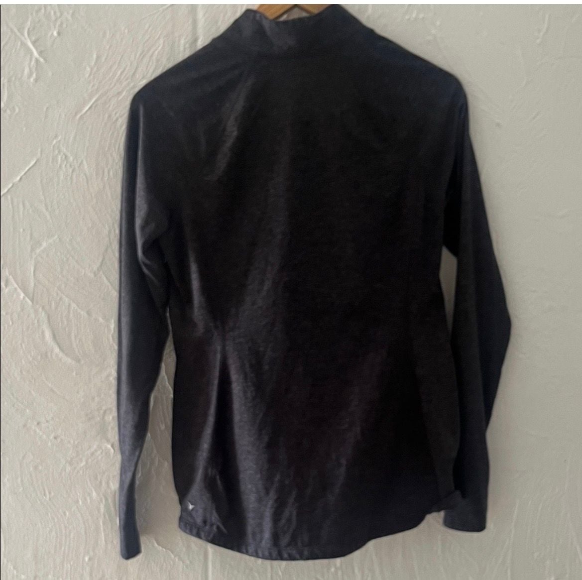 Old Navy Active Gray Space-Dye Quarter-Zip Athletic Pullover 4