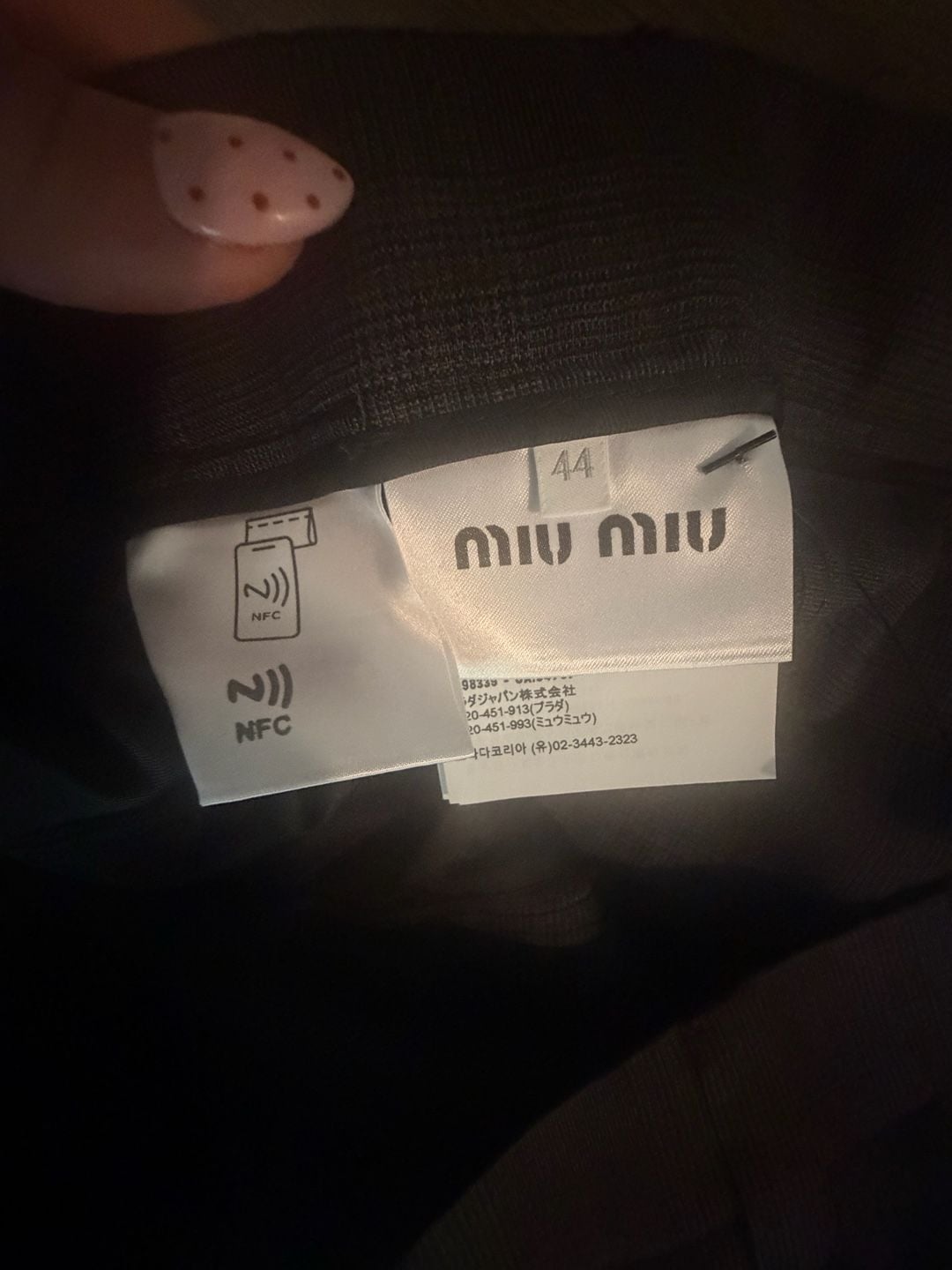 Miu Miu Plaid Wool Mini Skirt 6