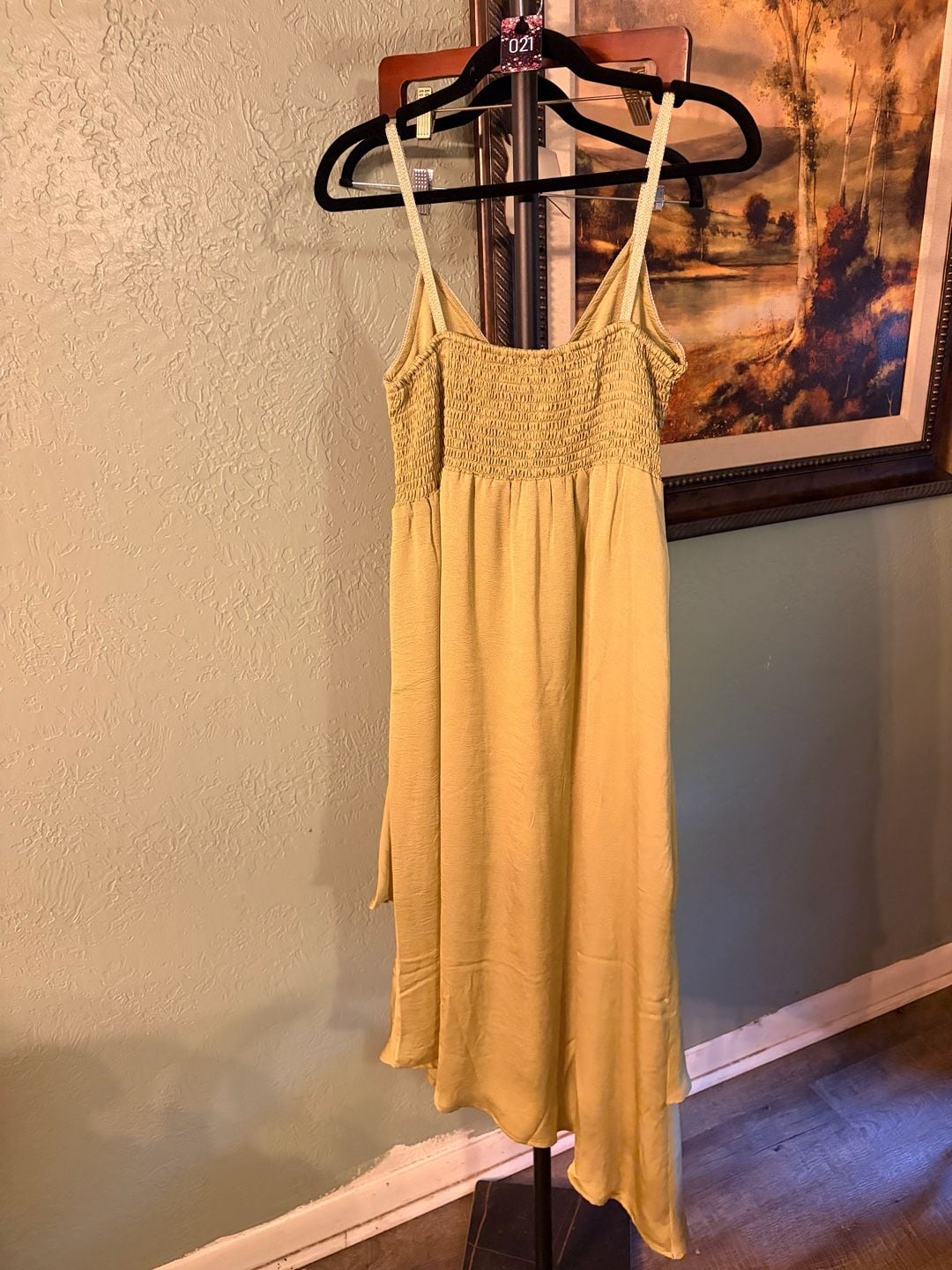 Nekane NKN Vestido De Tirantes Con Volantes Asimetricos UKUMARI Lime Dress Size M 2