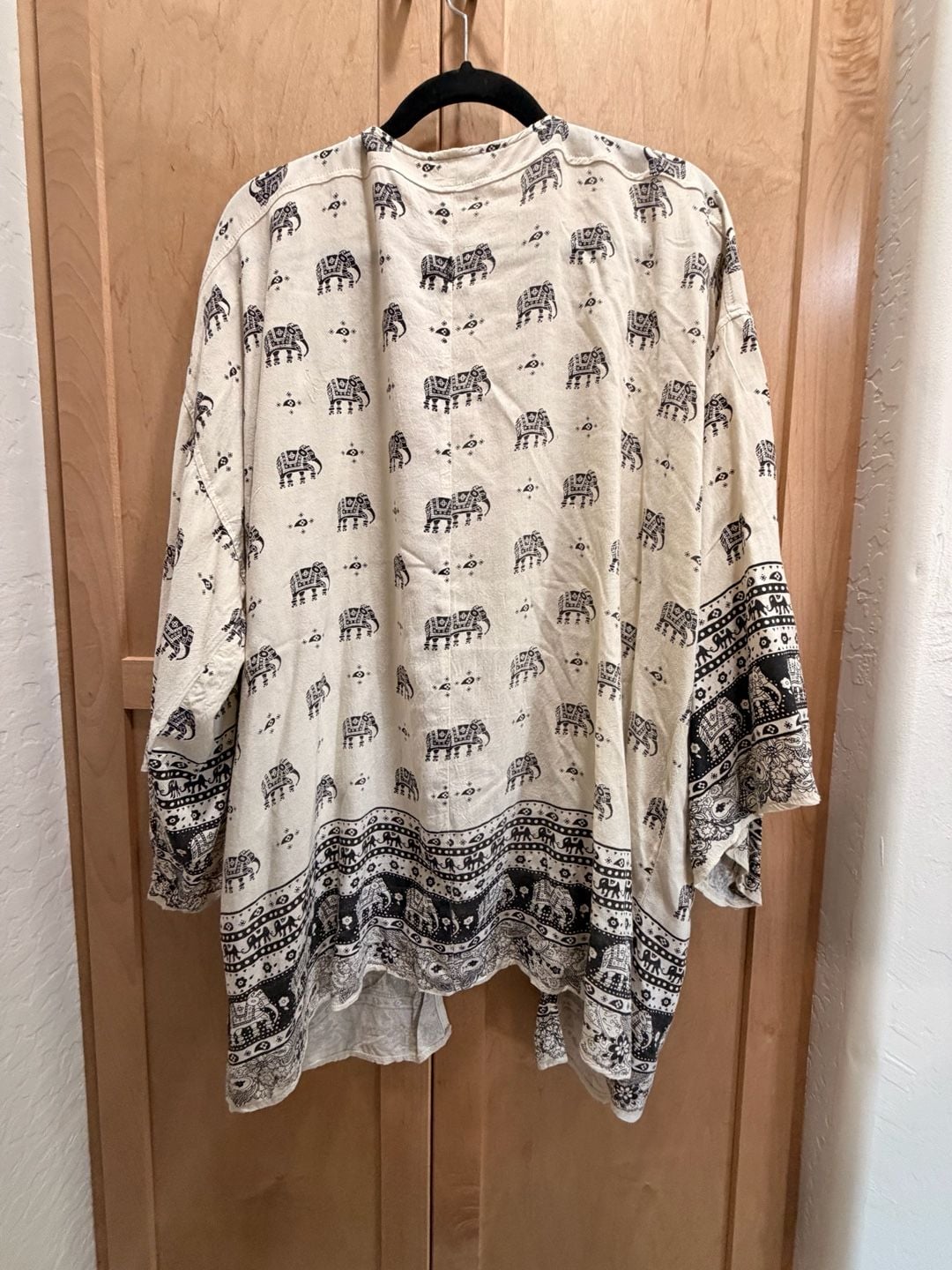 Women's Elephant Print Kimono Cardigan 3