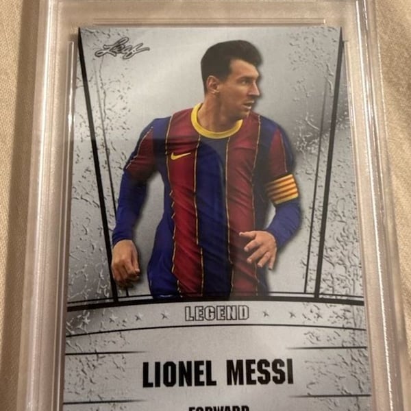 2024 Leaf Silver Legend #SL-06 Lionel Messi Graded Gem Mint 10