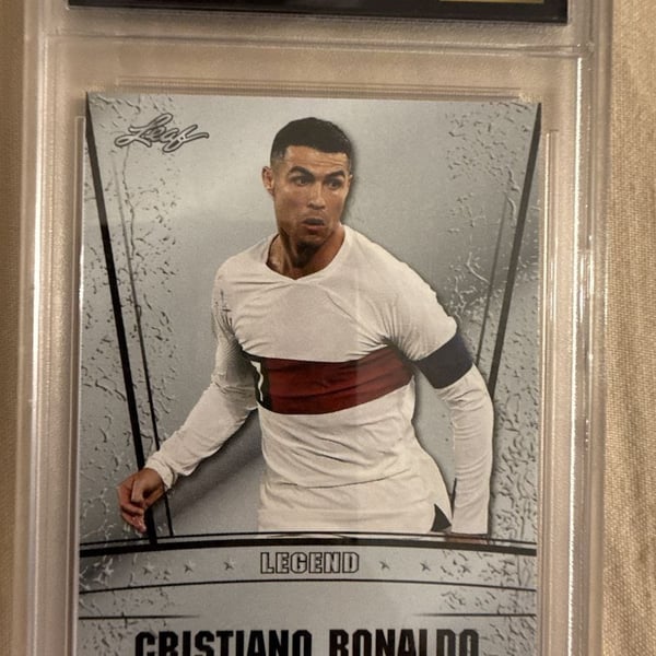 2024 Leaf Cristiano Ronaldo Silver Legend AG 10 Card #SL-02