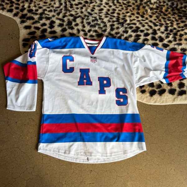 Madison Capitols USHL Barnes #21 Miracle Night Promo Hockey Jersey XL