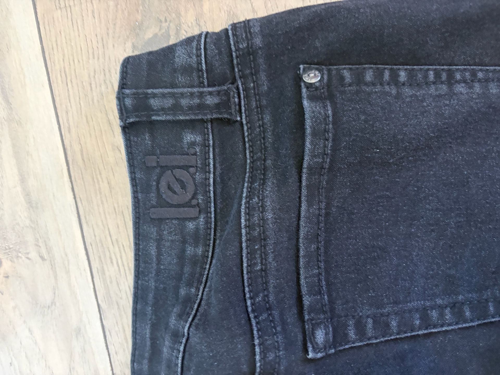 lei emma jegging Black Rhinestone Studded Pocket Jeans Size 5 Regular 7