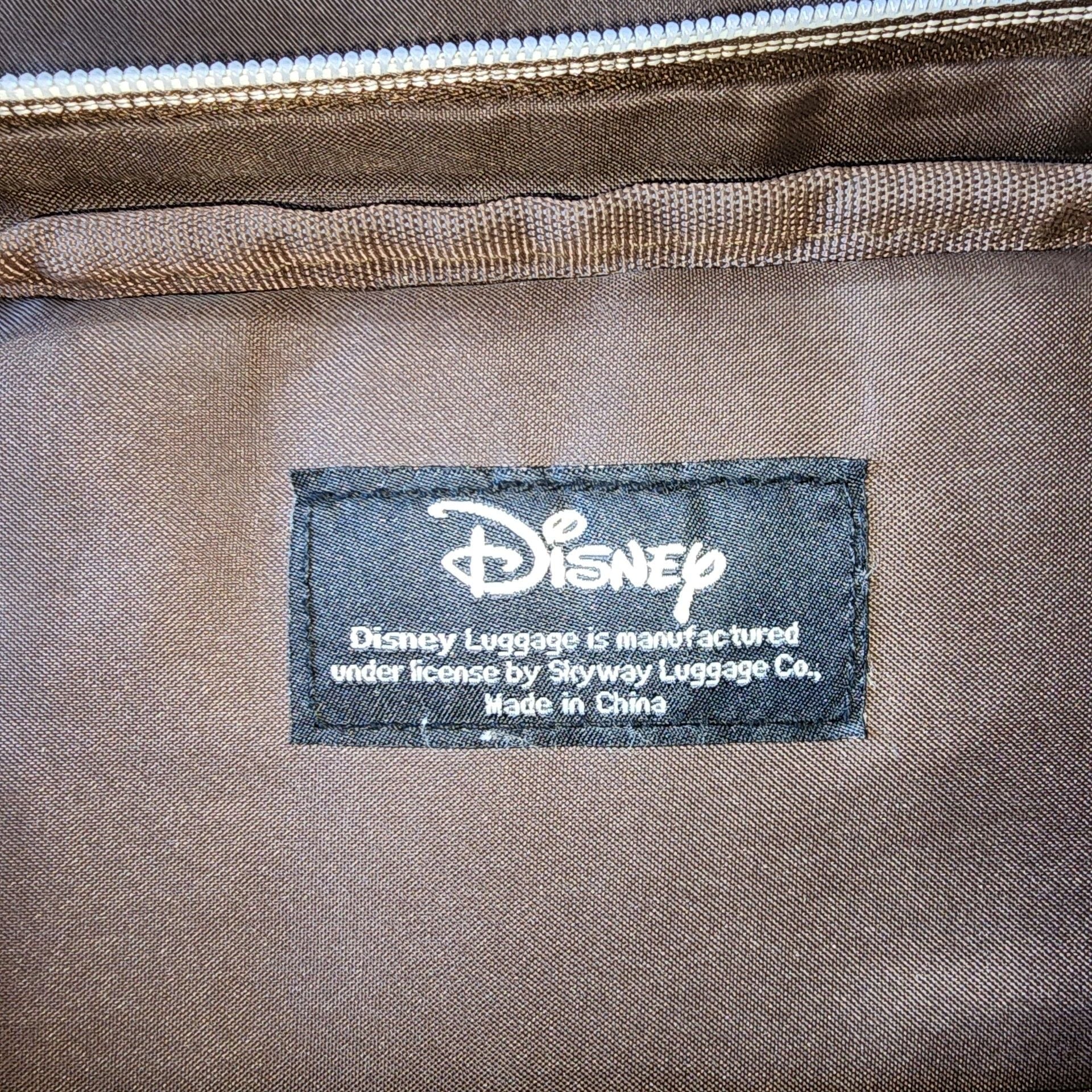 Disney Tinkerbell Skyway Luggage Brown Floral Messenger Crossbody Bag 4
