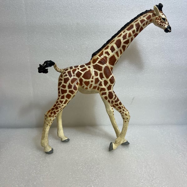 Vintage 1992 Safari Ltd Reticulated Giraffe Plastic Figurine Wildlife Animal Toy