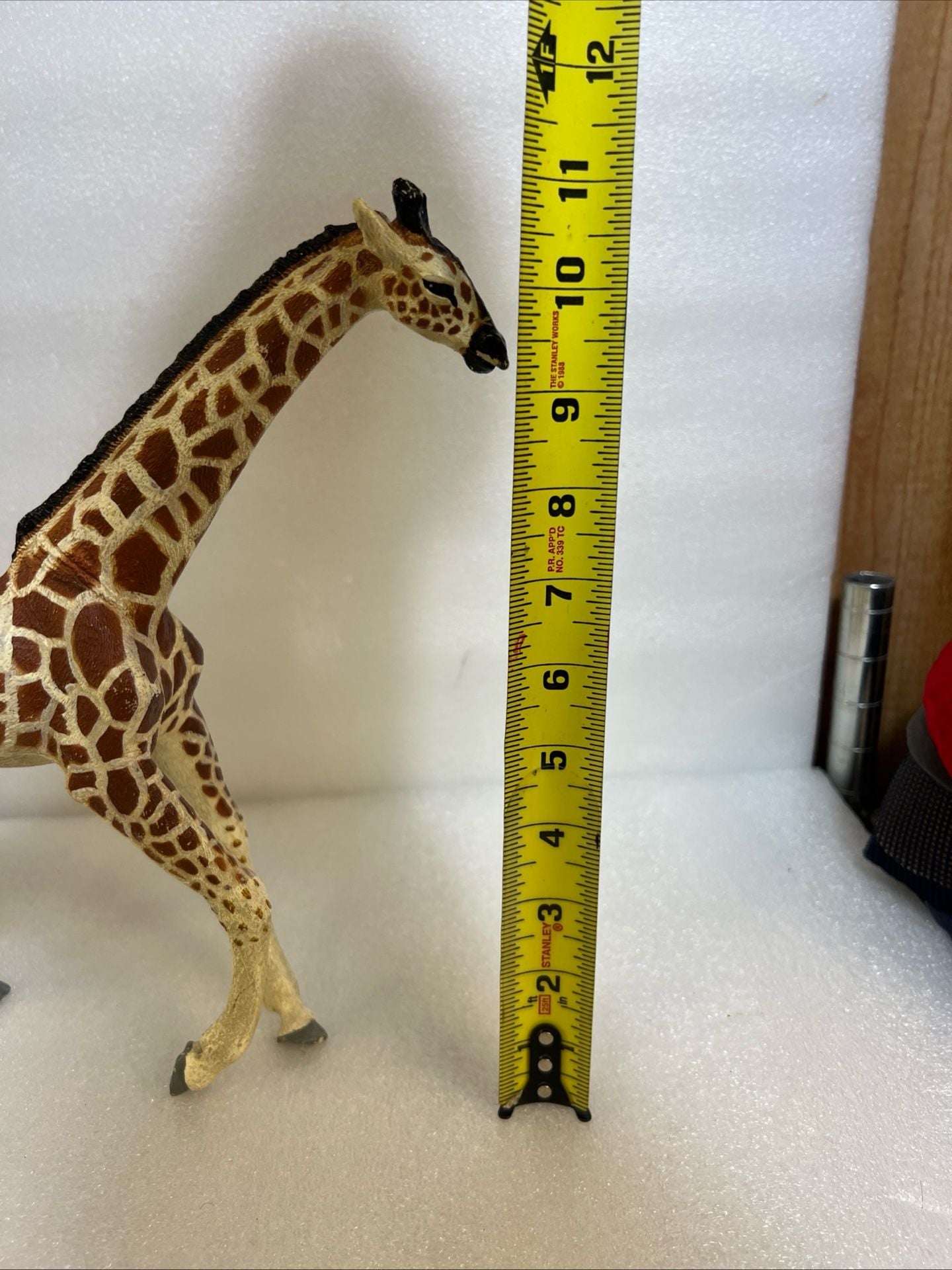 Vintage 1992 Safari Ltd Reticulated Giraffe Plastic Figurine Wildlife Animal Toy 10