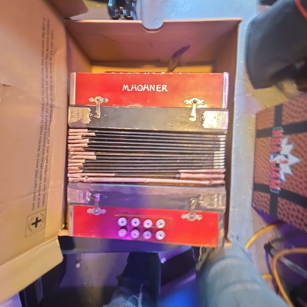 M. Hohner Antique Diatonic Accordion