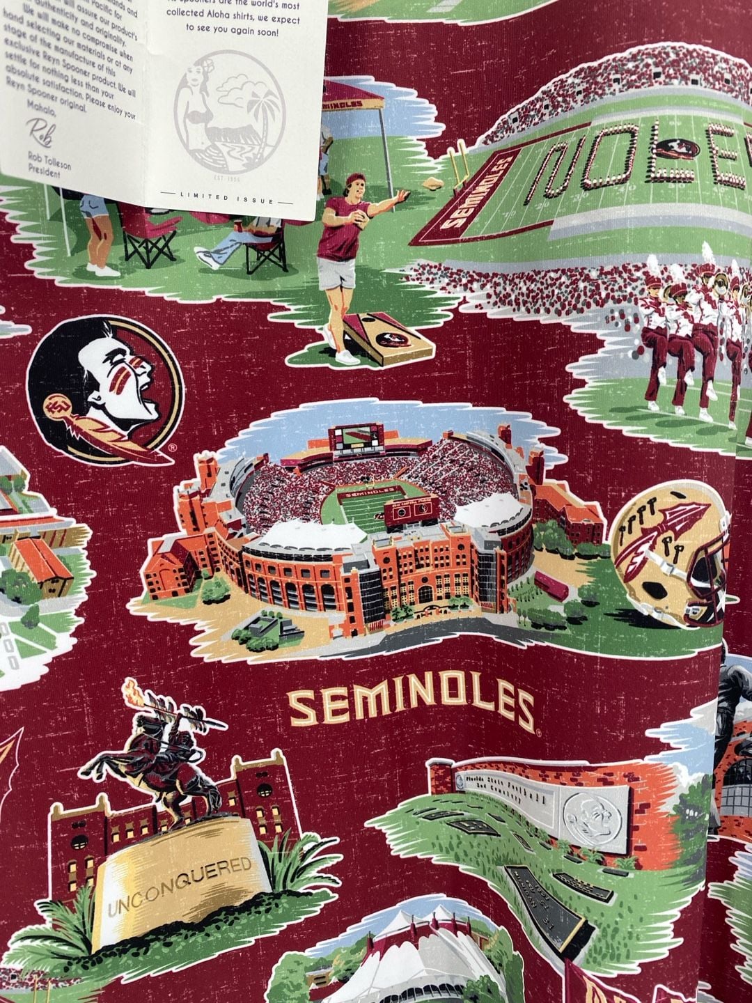 Reyn Spooner Florida State Seminoles Scenic Performance Polo Shirt 10