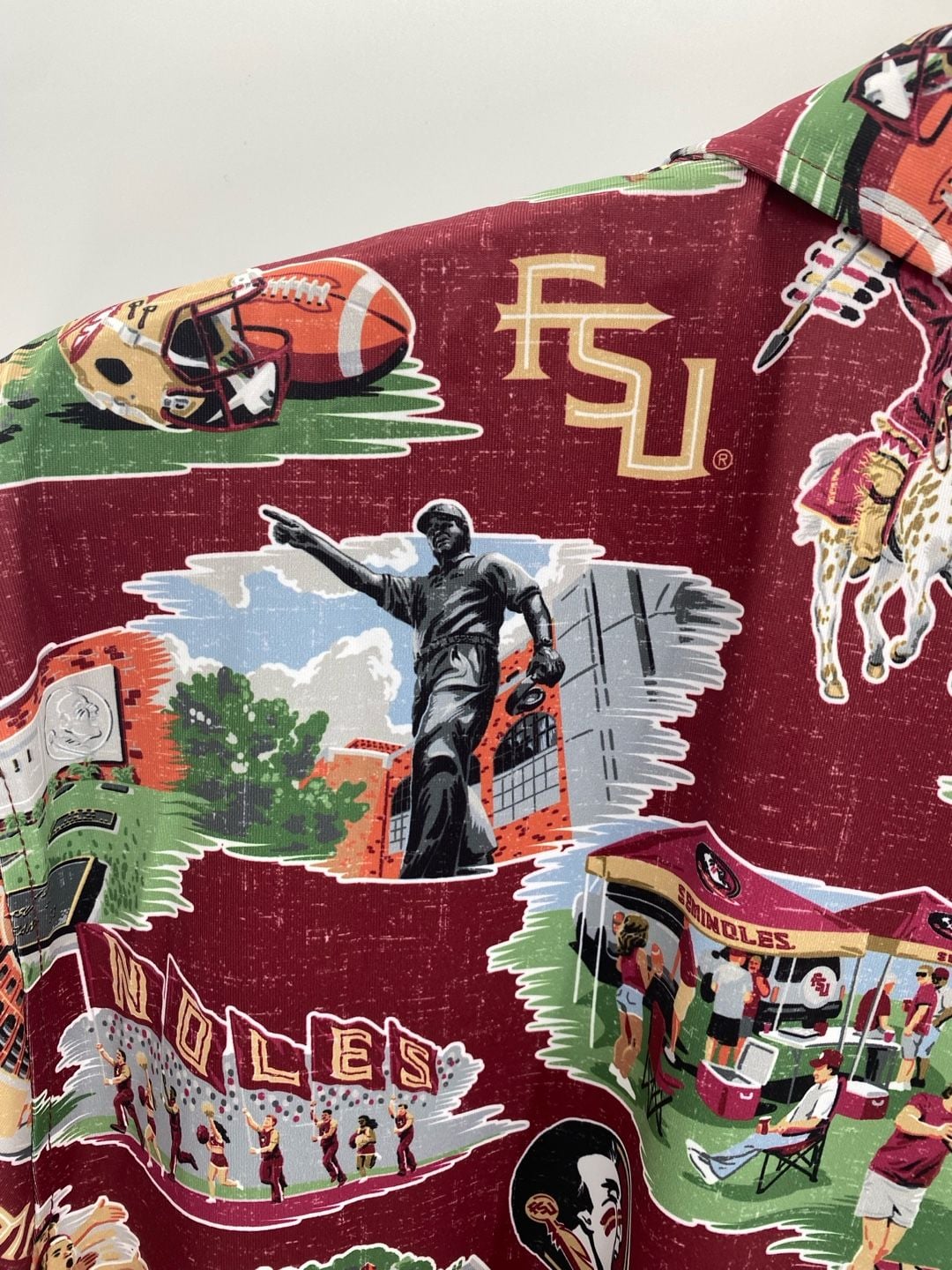 Reyn Spooner Florida State Seminoles Scenic Performance Polo Shirt 13