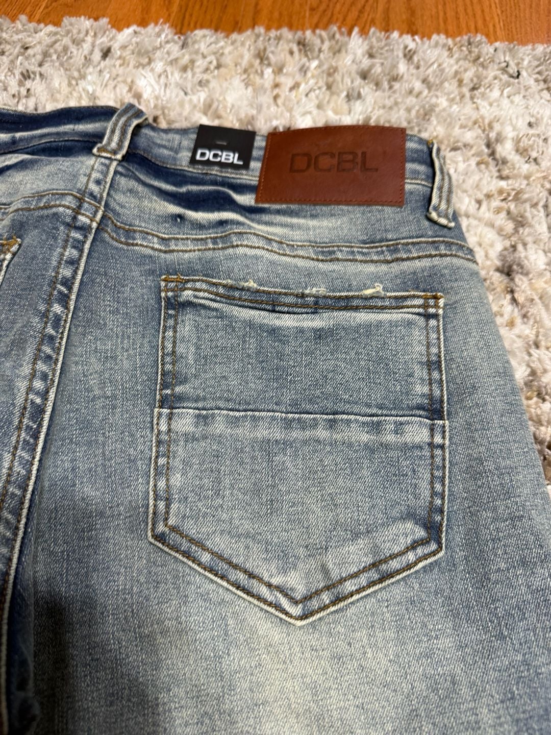 DCBL Men’s Studded Spike Embellished Jeans Size 32 Indigo NWT 8