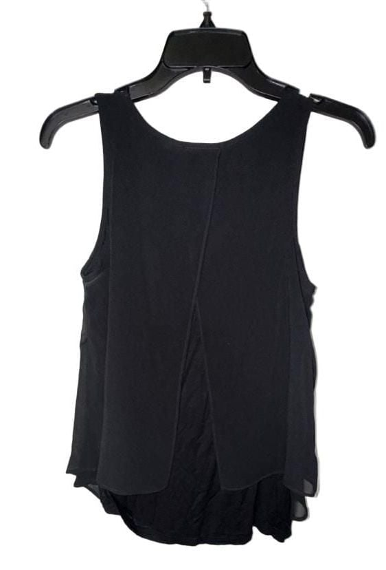IZ buyer XS Women's Black Blouse Shirt With Back Lace 2