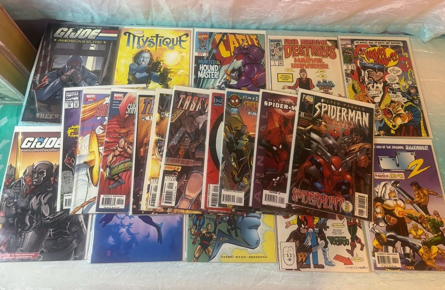 Marvel Comics Asst Lot of 24 Comic Books Feat. Spider-Man, Taskmaster, More 1