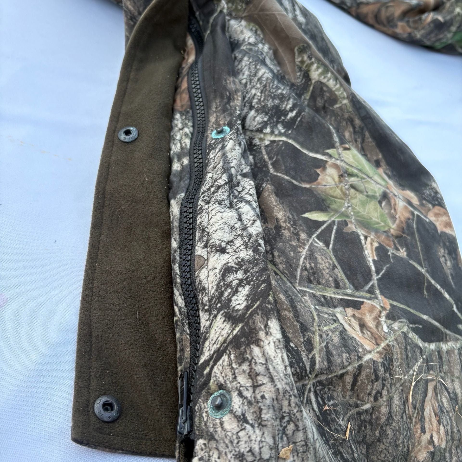 Browning Primaloft Insulated Mossy Oak Camo Hunting Bib Overalls Size 2XL 9