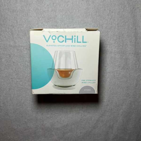 VoChill Stemless Wine Chiller - Stone