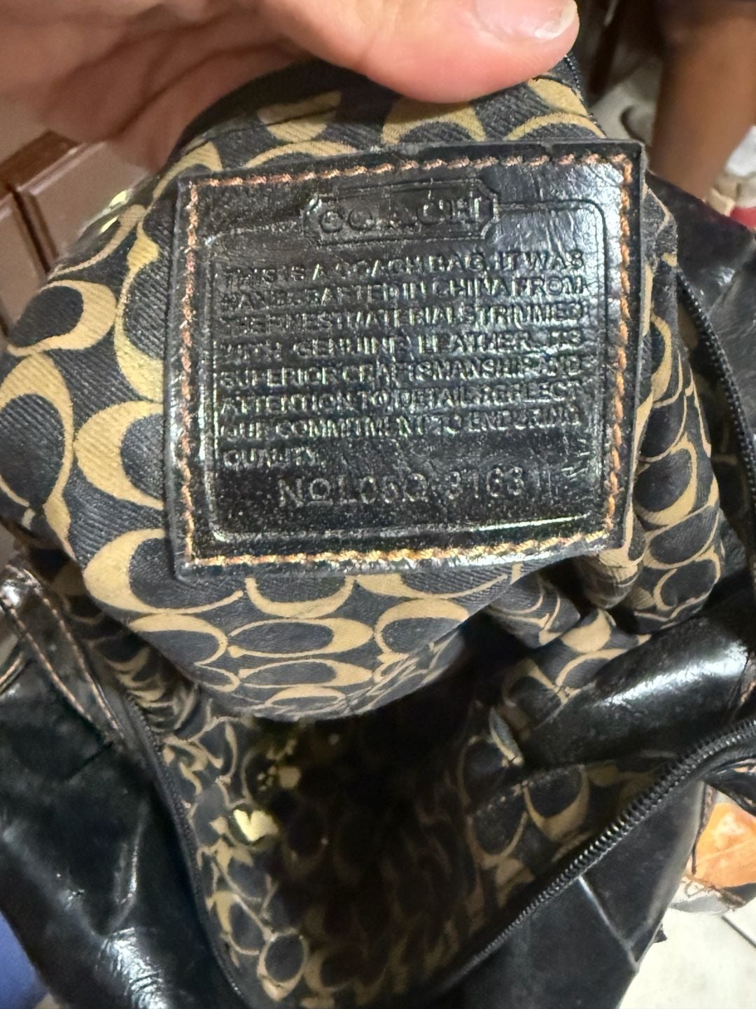 Coach Multicolor Logo Print Hobo Bag 9