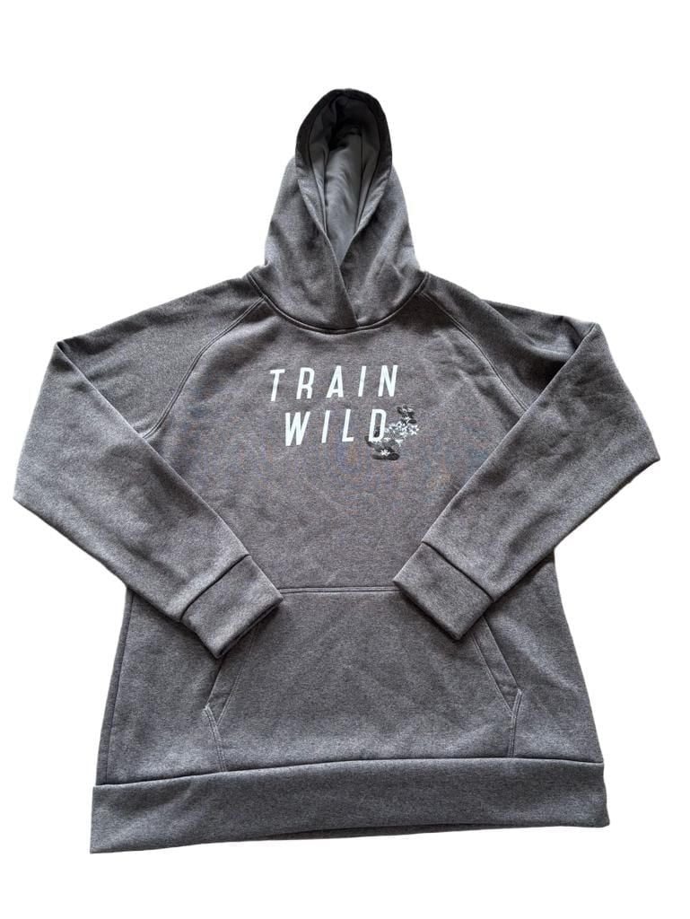 The North Face Train Wild Bouquet Gray White Hoodie Pullover Sweater 2