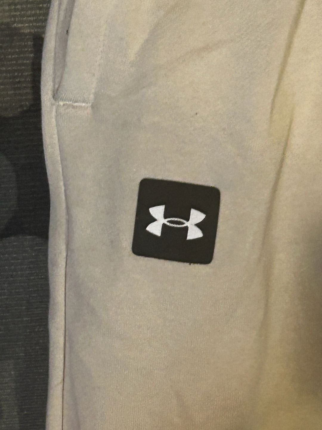 Under Armour Men's Rival Fleece Jogger Pants Khaki Large 5