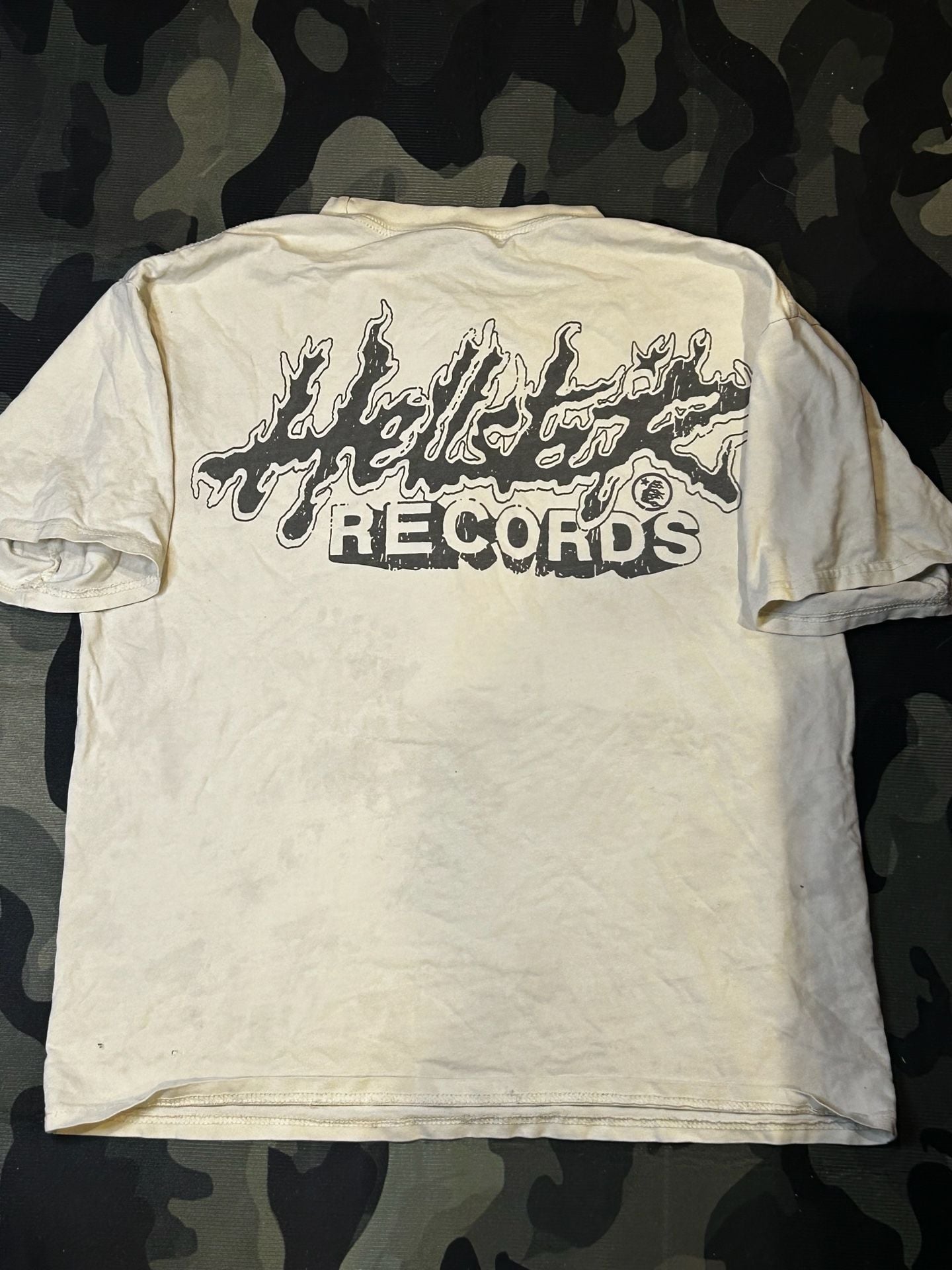 Hellstar Sounds Like Heaven Tee Cream Size L 3