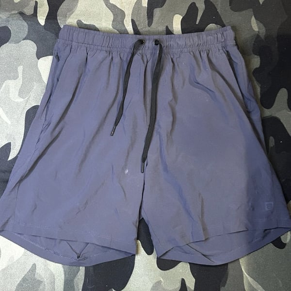 Layer 8 Qwick-Dry Men's Athletic Workout Shorts Gray Size Large